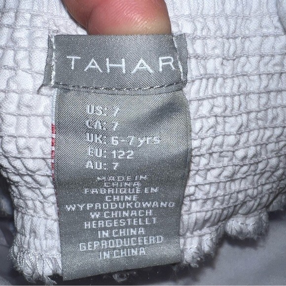 Tahari Sundress Red White Blue Criss Cross Back 4th July Patriotic Summer - Picture 3 of 9